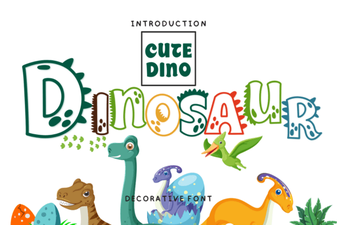 Creative Font Design Ideas for Dinosaur Projects