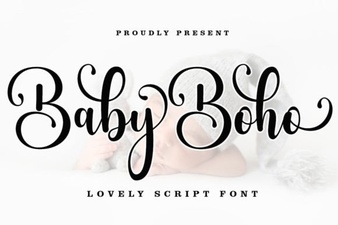 Crafting with Baby Boho Font Style & Projects