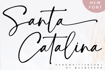 Santa Catalina Font for Creative Web Projects